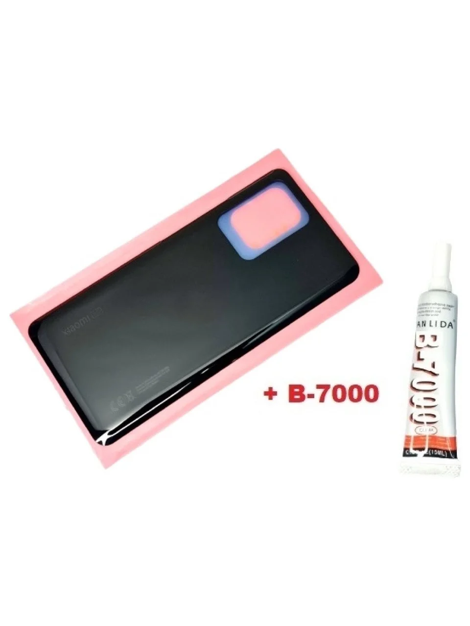 Mi 11T - Mi 11T Pro Arka Pil Kapağı Siyah (B7000 1 görsel 2