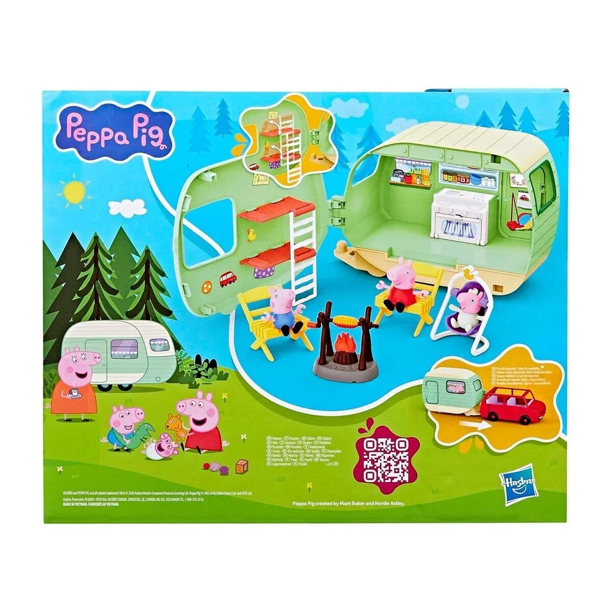 G2201 Peppa Pig Karavan Oyun Seti - ''Peppa Pig Three Little Piggies Caravan'' görsel 6