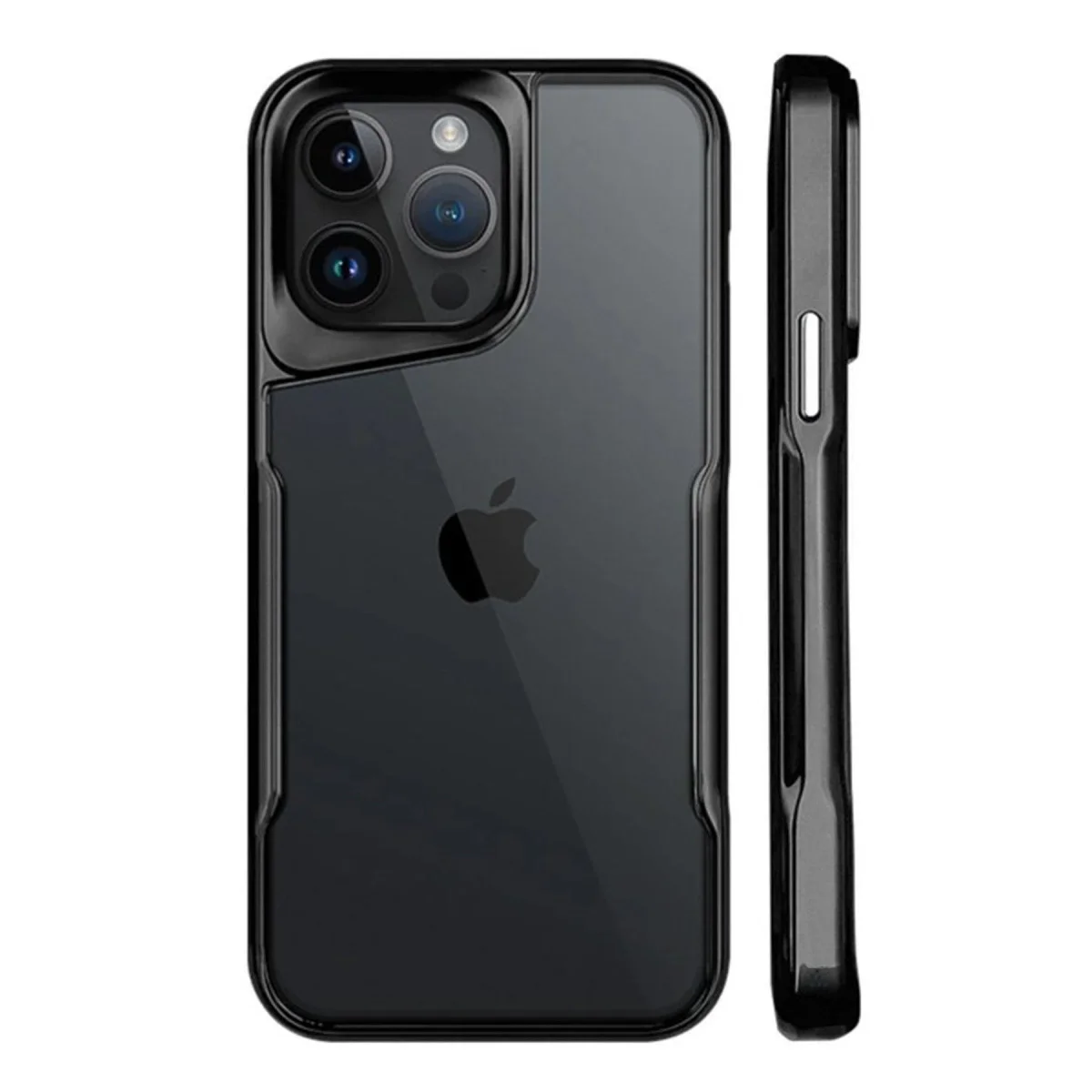 Apple İphone 15 Pro Kılıf Boyi Silikon Kapak - Siyah görsel 2