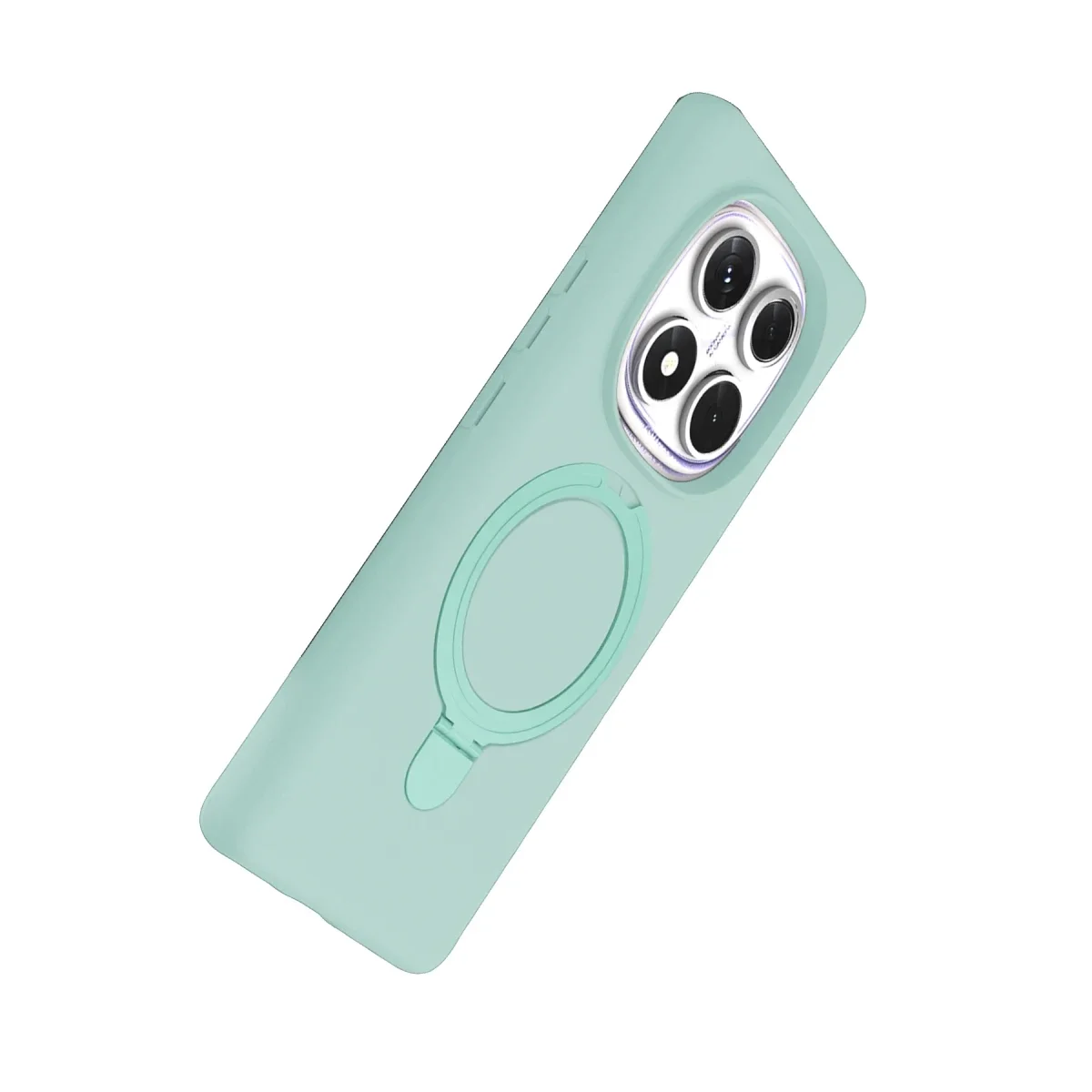 Xiaomi Redmi Note 14 Pro 4G Regal Magsafe Standlı Kapak - Su Yeşili görsel 4