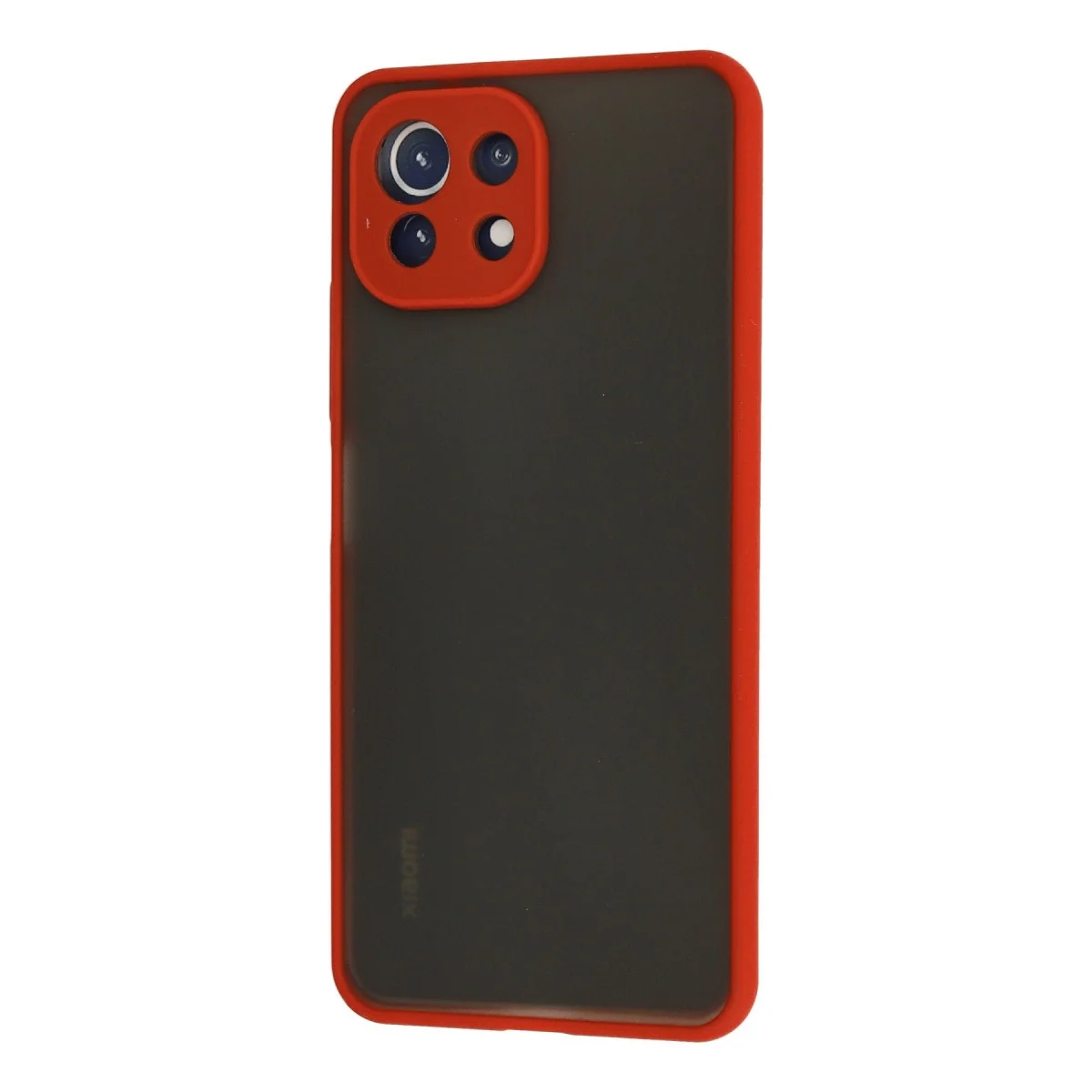 Xiaomi Mi 11 Lite Kılıf Montreal Silikon Kapak - Kırmızı görsel 3