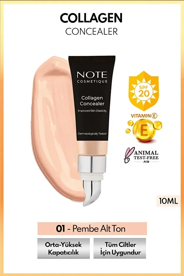 Collagen SPF 20 Göz Altı Kapatıcısı - 01 Açık