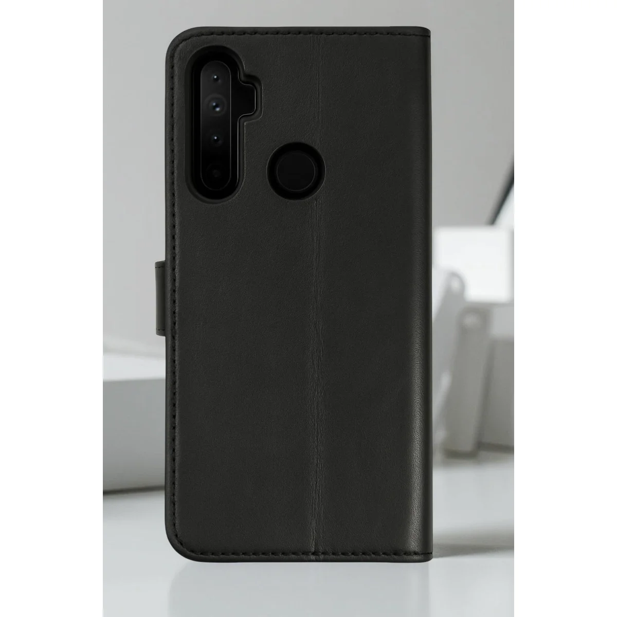 Realme 6i Kılıf Trend S Plus Kapaklı Kılıf - Kırmızı görsel 4
