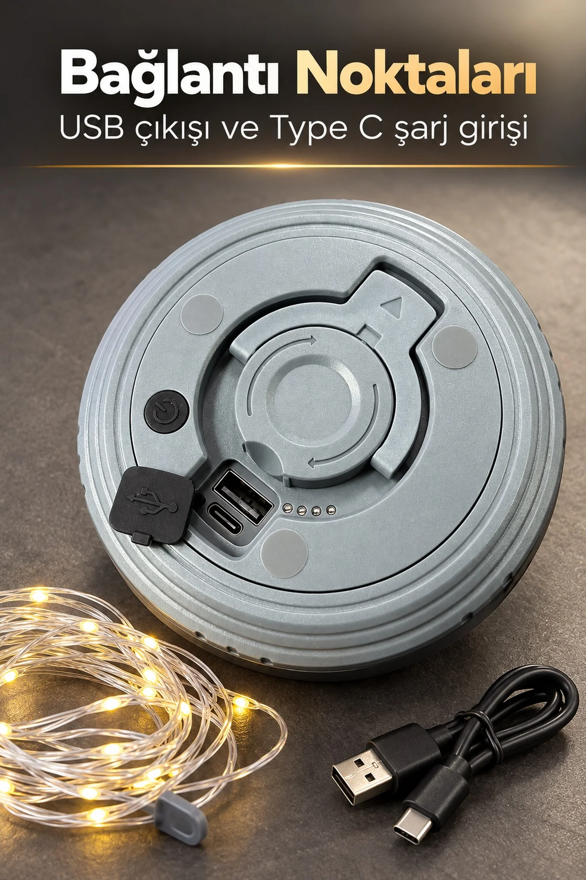 Çok Modlu Kamp Aydınlatması ve LED Şerit Işık görsel 5