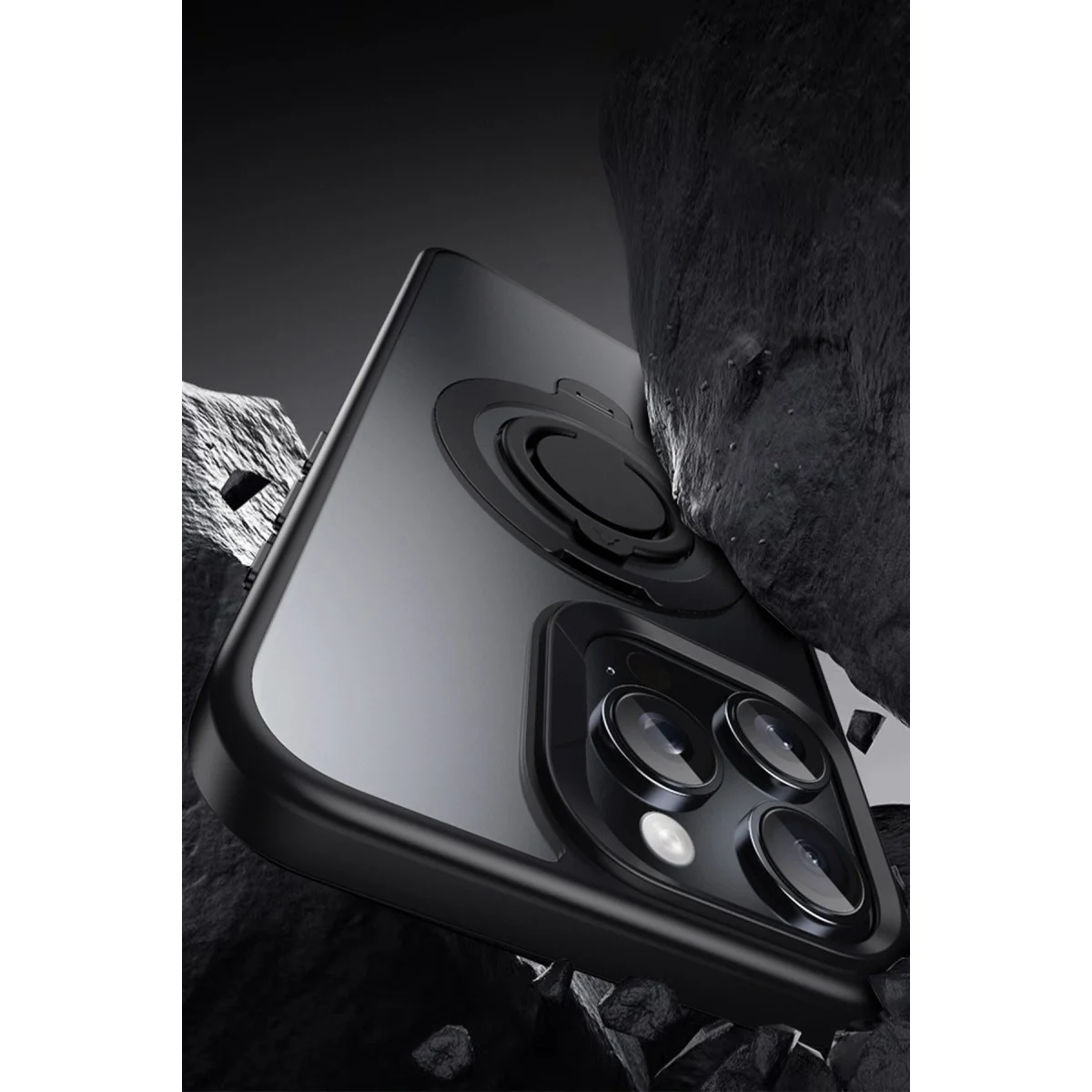 Joko Apple İphone 16 Avatar 360 Dönen Magsafe Kapak - Siyah görsel 5