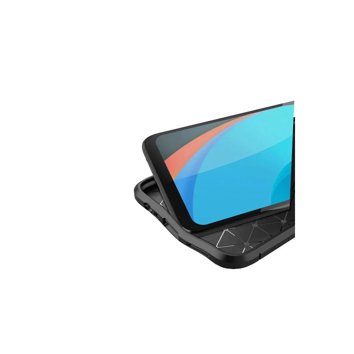Realme C11 2021 Kılıf Auto Focus Kapak - Siyah görsel 3