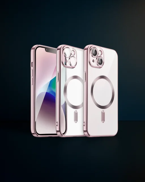 Apple İphone 15 Kılıf Kross Magneticsafe Kapak - Rose
