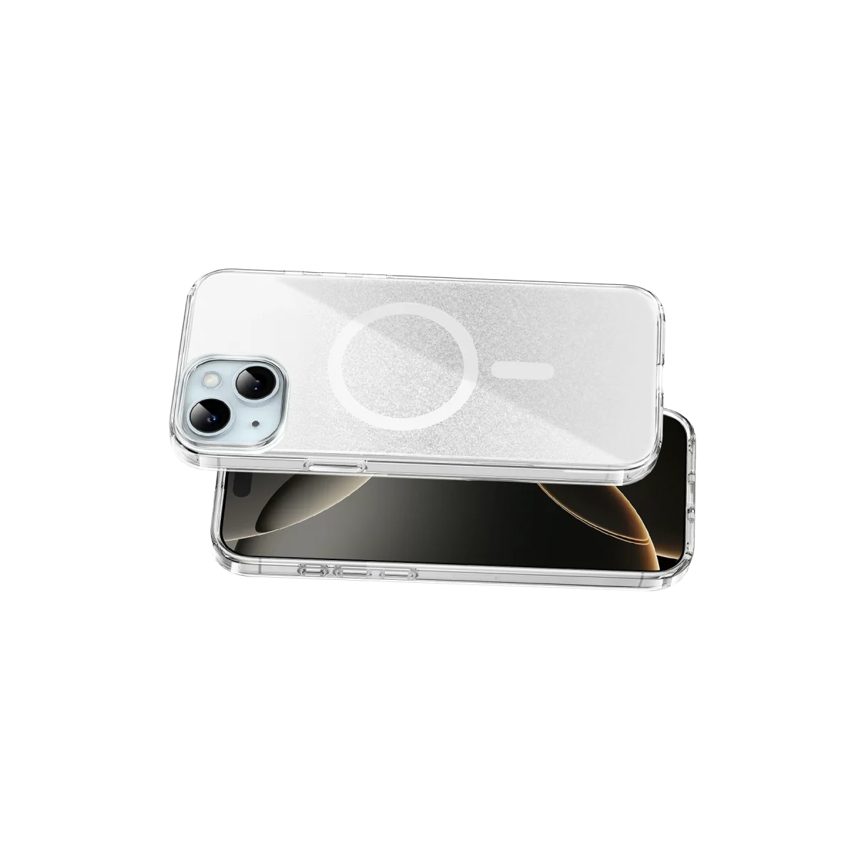 Onegif Apple iPhone 14 Sora Simli Magsafe Kapak - Beyaz görsel 3