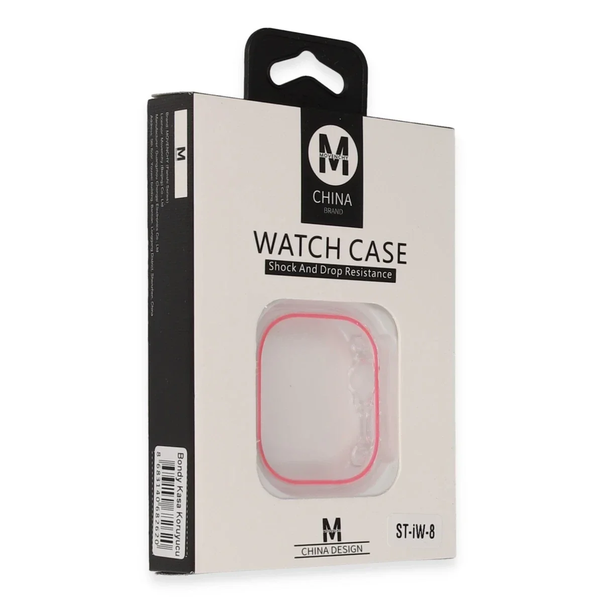 Movenchy Apple Watch 45mm Bondy Kasa Koruyucu - Pembe görsel 2