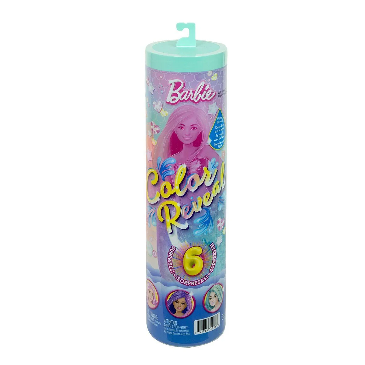 JMW61 Barbie Color Reveal - Barbie Deniz Kızı Bebekler görsel 5
