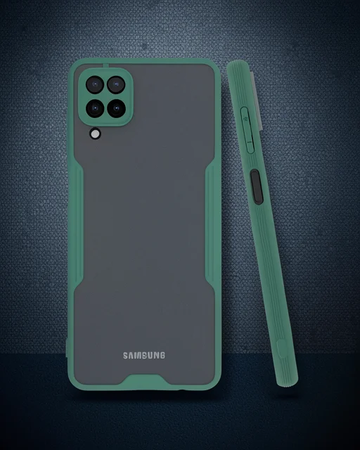 Samsung Galaxy A22 Kılıf Platin Silikon - Yeşil