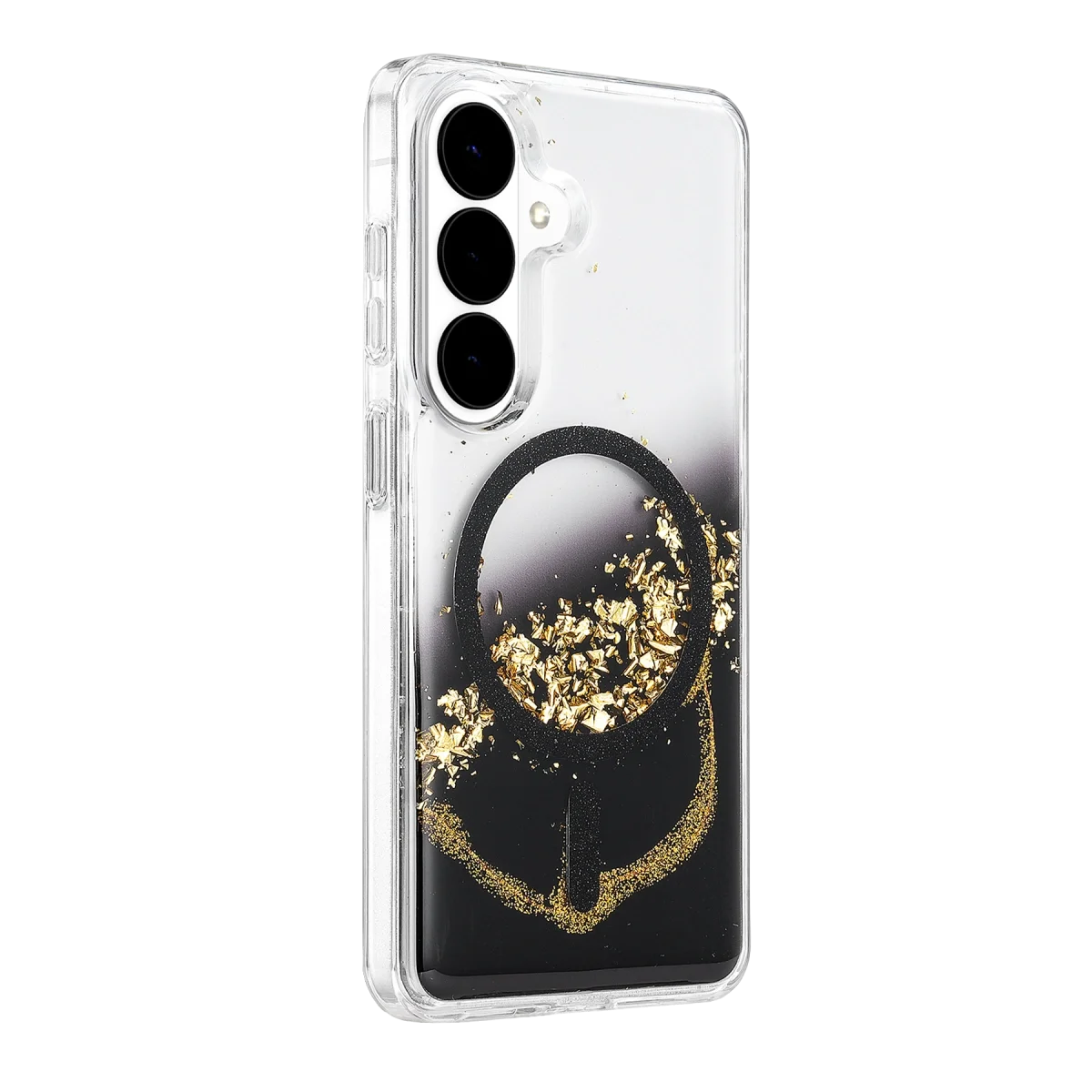 Onegif Samsung Galaxy S26 Lotus Simli Magsafe Kapak - Siyah görsel 2