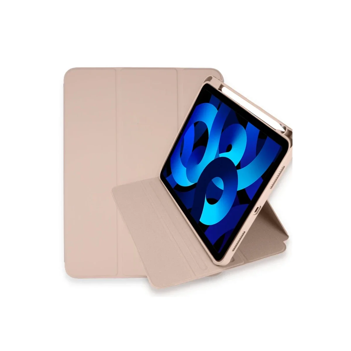 Apple iPad Pro 11 (2021) Kılıf Starling 360 Kalemlikli Tablet Kılıf - Rose Gold