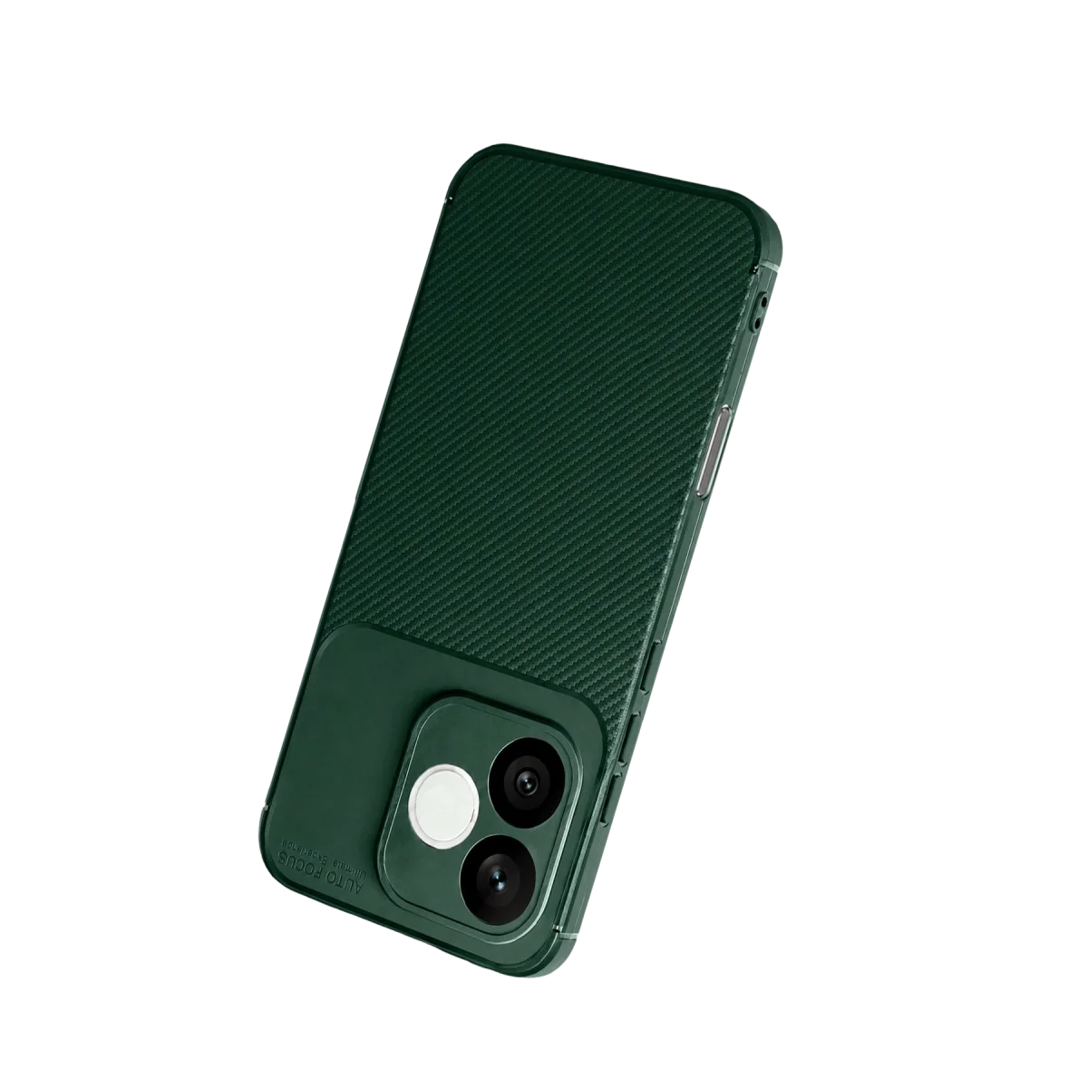Huawei Honor 600 Lite Auto Focus Karbon Kapak - Koyu Yeşil görsel 3