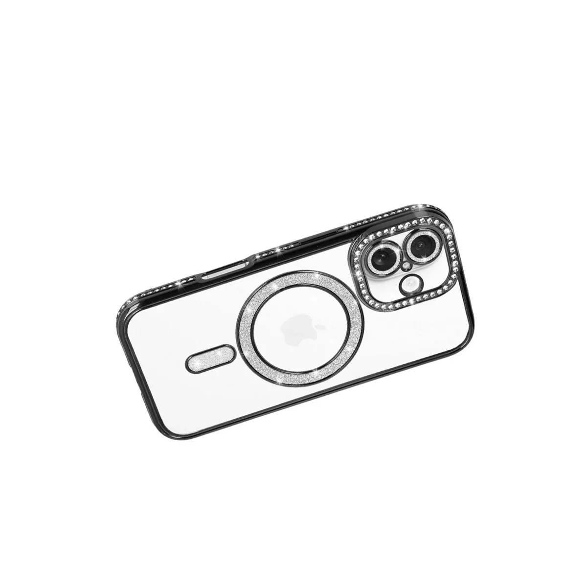 Apple iPhone 17 Joke Simli Magneticsafe Kılıf - Siyah görsel 4