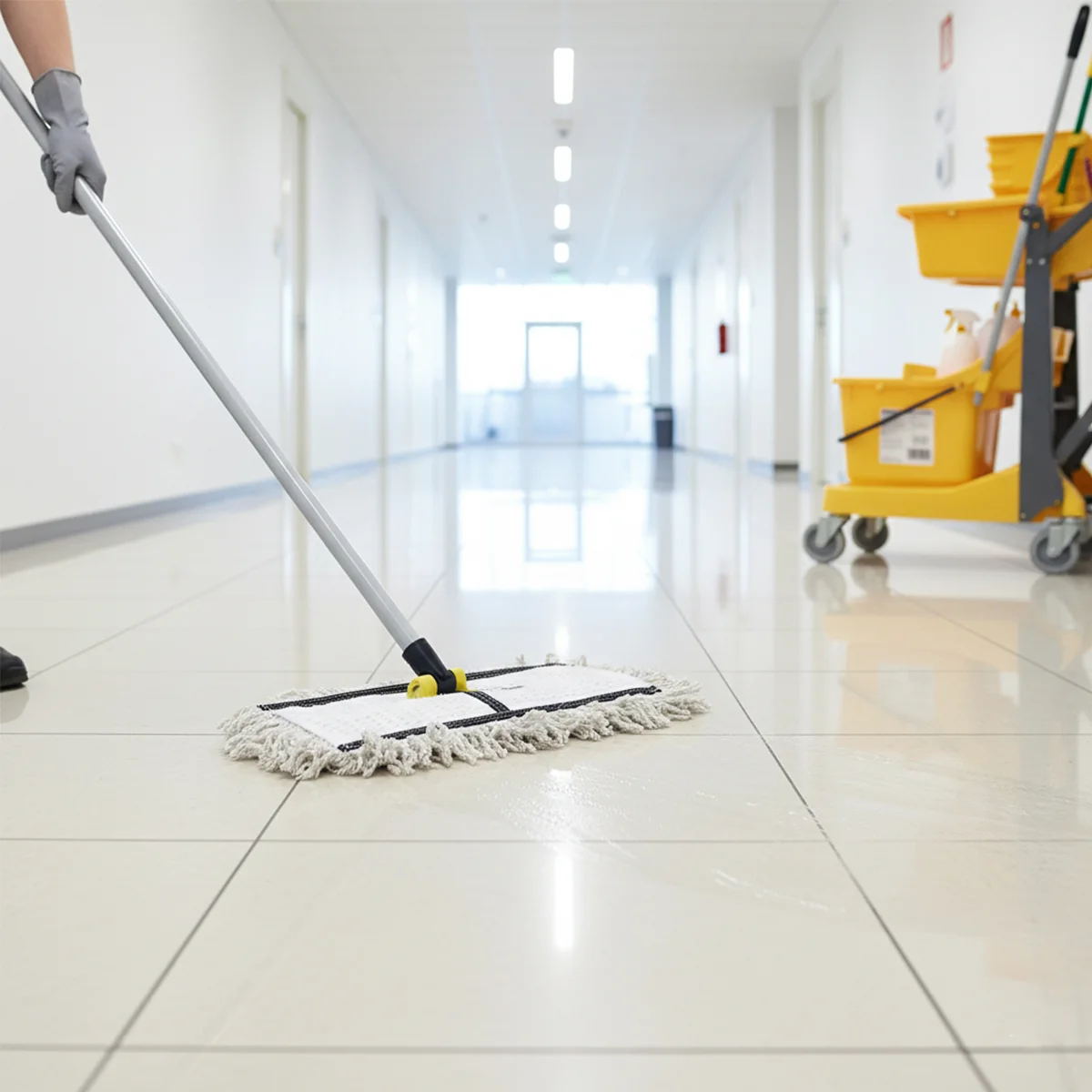 60 cm Nemli Mop Yedek İpli Paspas görsel 2