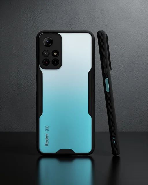 Xiaomi Redmi Note 11t Kılıf Platin Silikon - Siyah