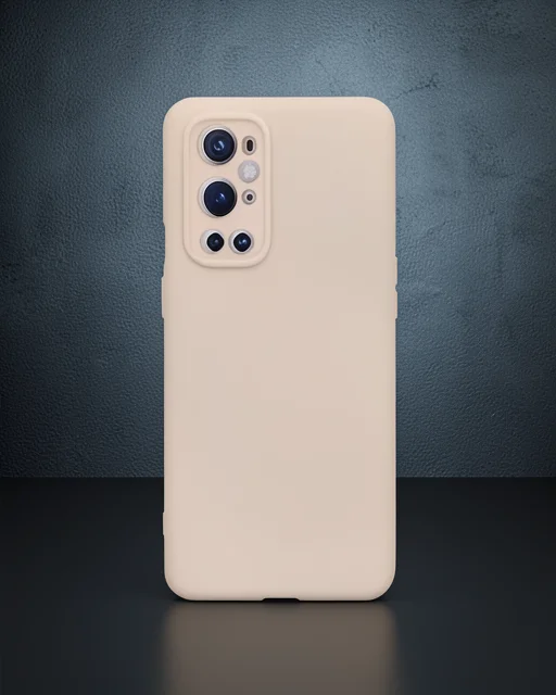 One Plus 9 Pro Kılıf Nano İçi Kadife Silikon - Pudra
