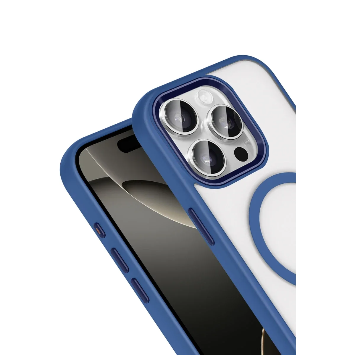 Joko Apple iPhone 15 Pro Max Terea Magsafe Kapak - Lacivert görsel 4