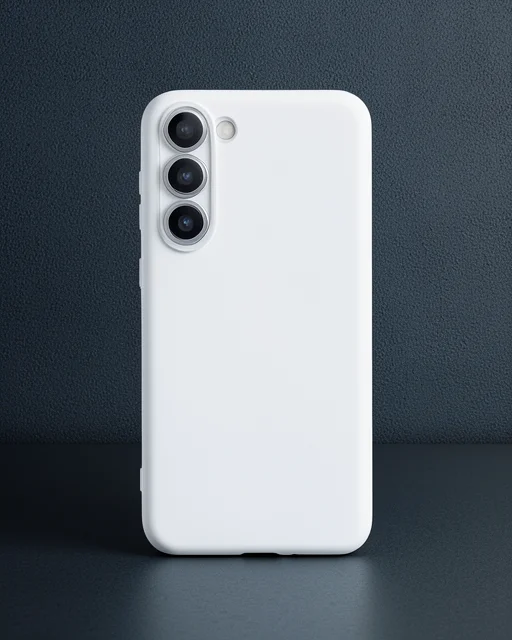 Samsung Galaxy S23 Kılıf Volet Silikon - Beyaz