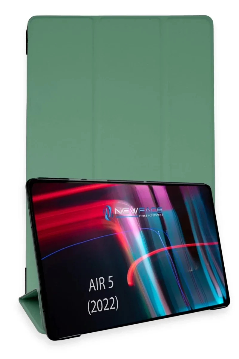 Apple iPad Air 5 (2022) Kılıf Tablet Smart Kılıf - Koyu Yeşil