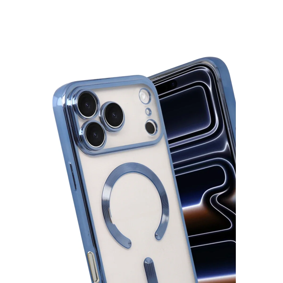 Apple iPhone 17 Pro Kross Magneticsafe Kapak - Sierra Blue görsel 3