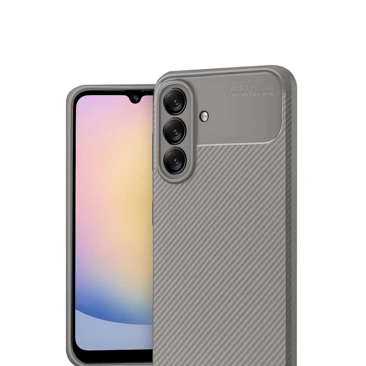 Samsung Galaxy A17 5G Auto Focus Karbon Kapak - Gri görsel 2