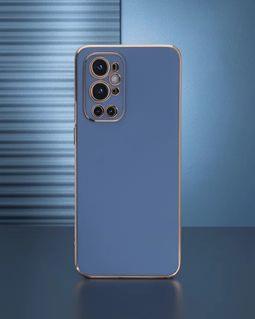 One Plus 9 Pro Kılıf Volet Silikon - Mavi
