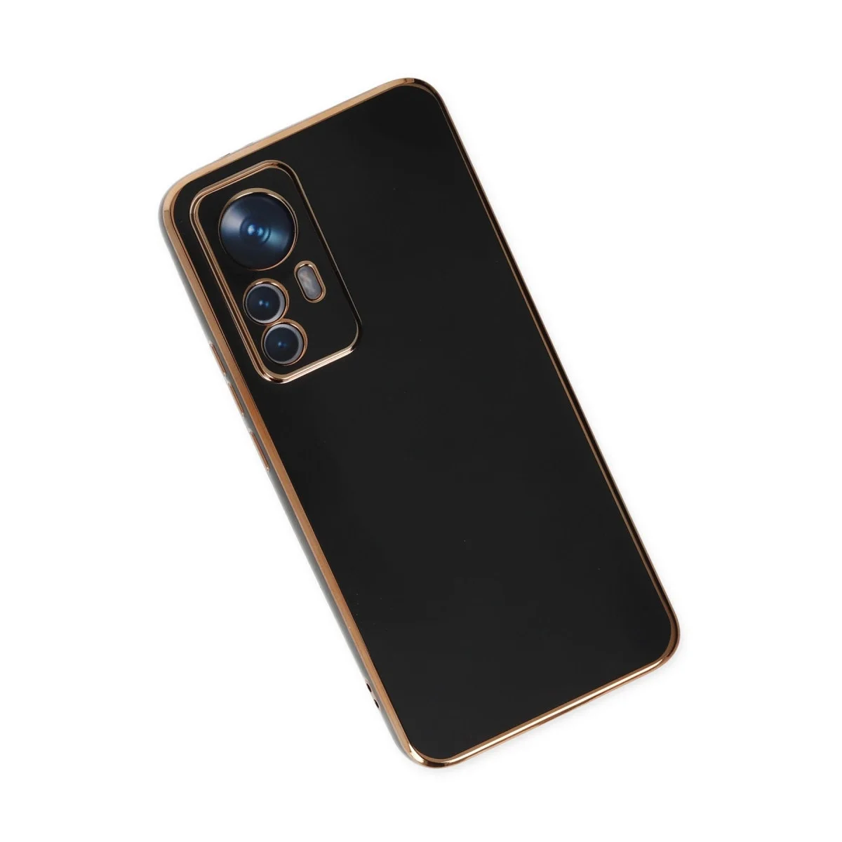 Xiaomi Mi 12t Pro Kılıf Volet Silikon - Siyah görsel 3