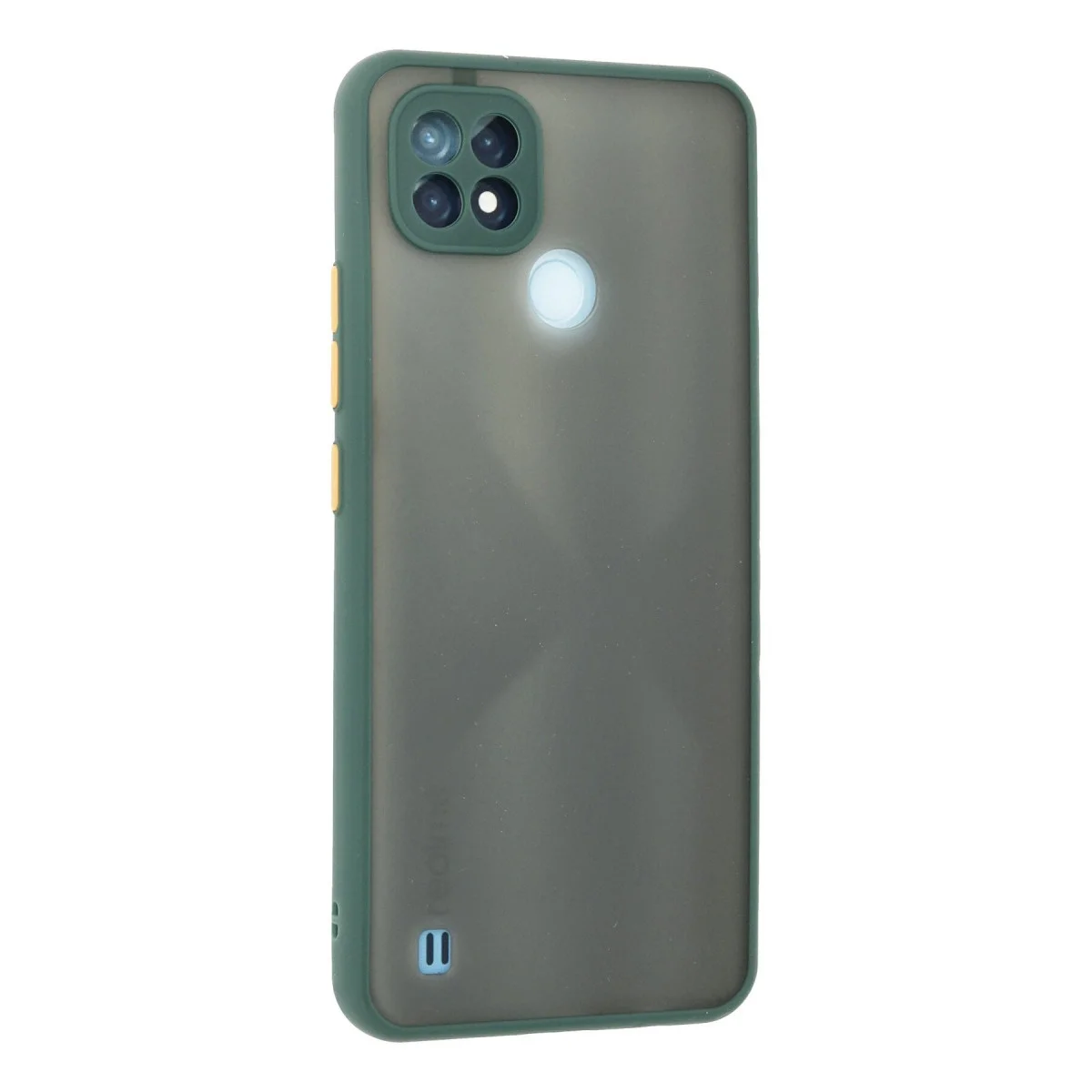 Realme C21 Kılıf Montreal Silikon Kapak - Yeşil görsel 3