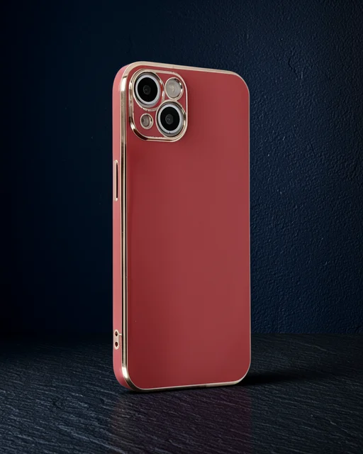 Apple İphone 14 Kılıf Volet Silikon - Kırmızı