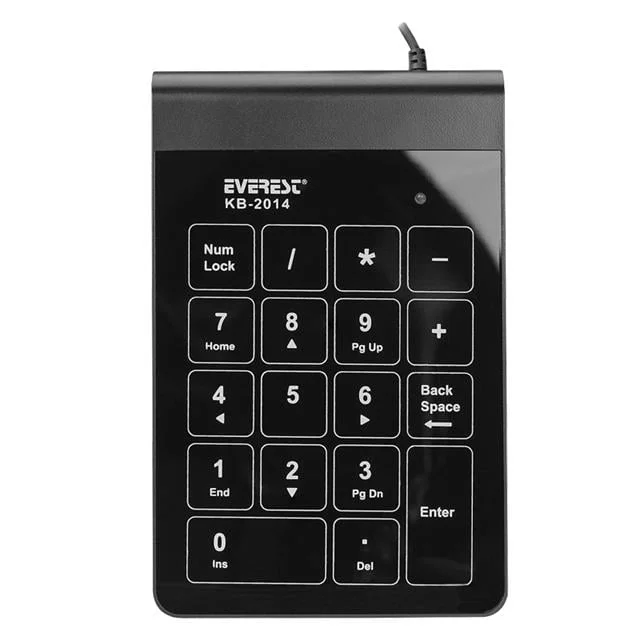Everest KB-2014 USB Dokunmatik Numerik Standart Klavye görsel 5