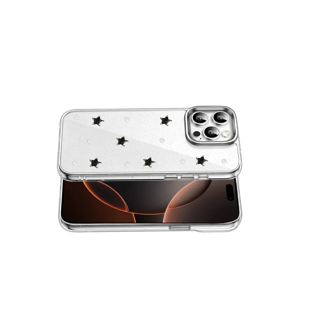 Apple iPhone 14 Pro Max Fiyonk Desenli Kapak - Desen 7 görsel 3