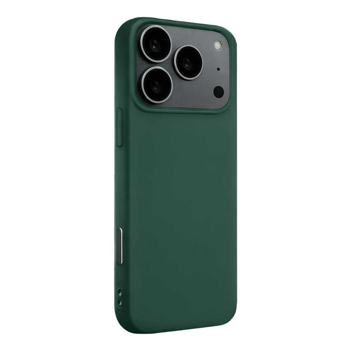 Apple İphone 17 Pro Max Nano İçi Kadife Silikon - Koyu Yeşil görsel 3