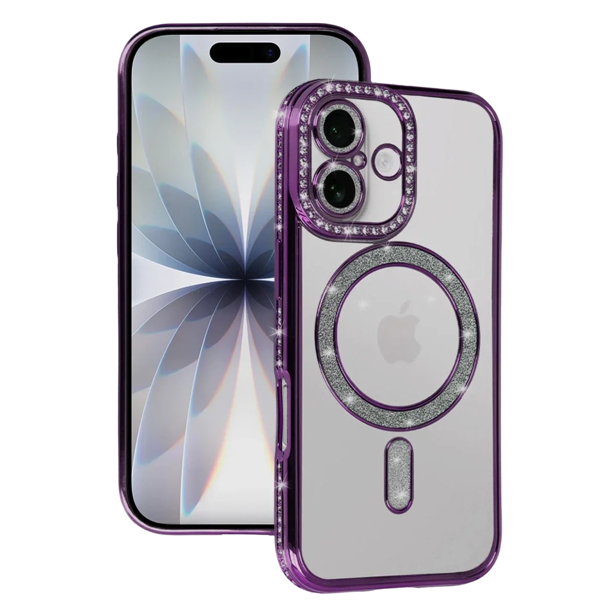 Apple iPhone 17 Joke Simli Magneticsafe Kılıf - Derin Mor