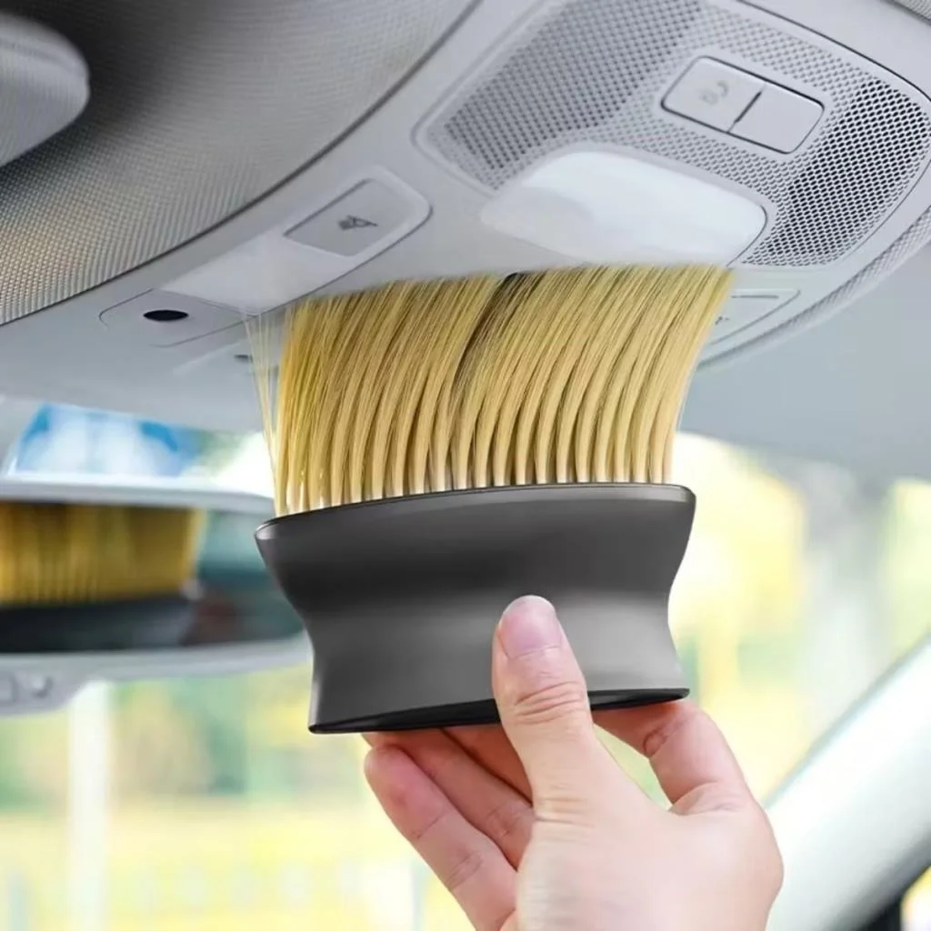 Yumuşak Kıllı ve Ergonomik Saplı Araç İçi Detaylı Toz Temizleme Fırçası görsel 4