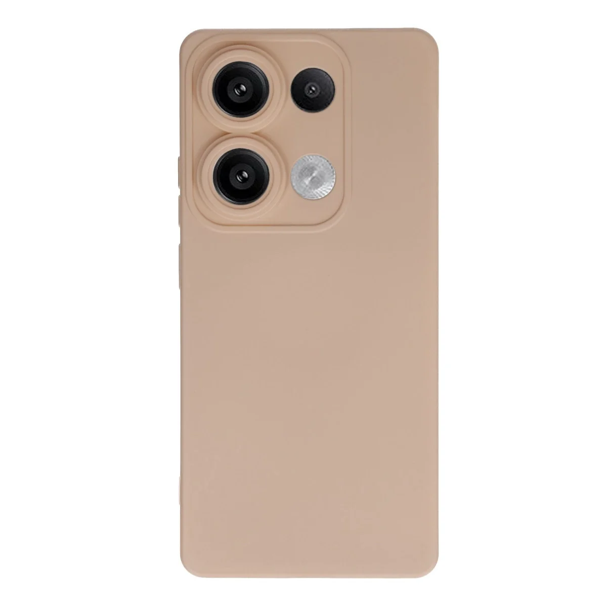 Xiaomi Redmi Note 13 4g Kılıf Nano İçi Kadife Silikon - Pudra