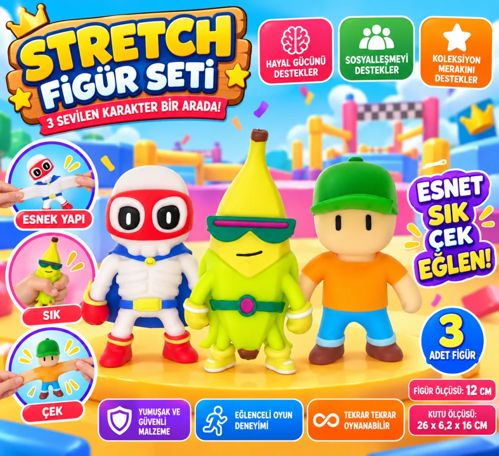 1061101 FİGÜR SET STRETCH MONSTERFLEX SÜPER ESNEKWAVE-2 adet fiyatıdır