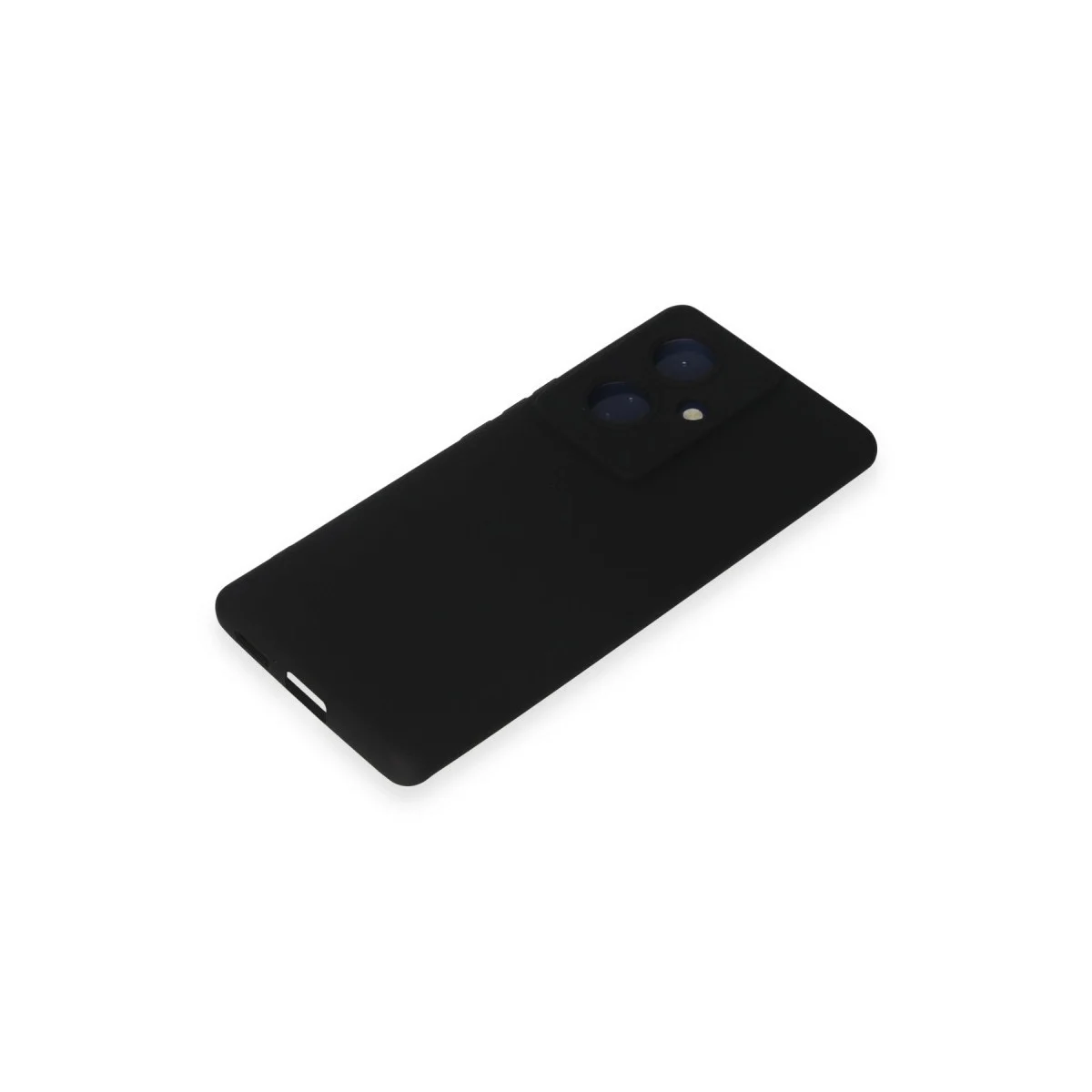 Vivo V29 Lite Kılıf Nano İçi Kadife Silikon - Siyah görsel 4