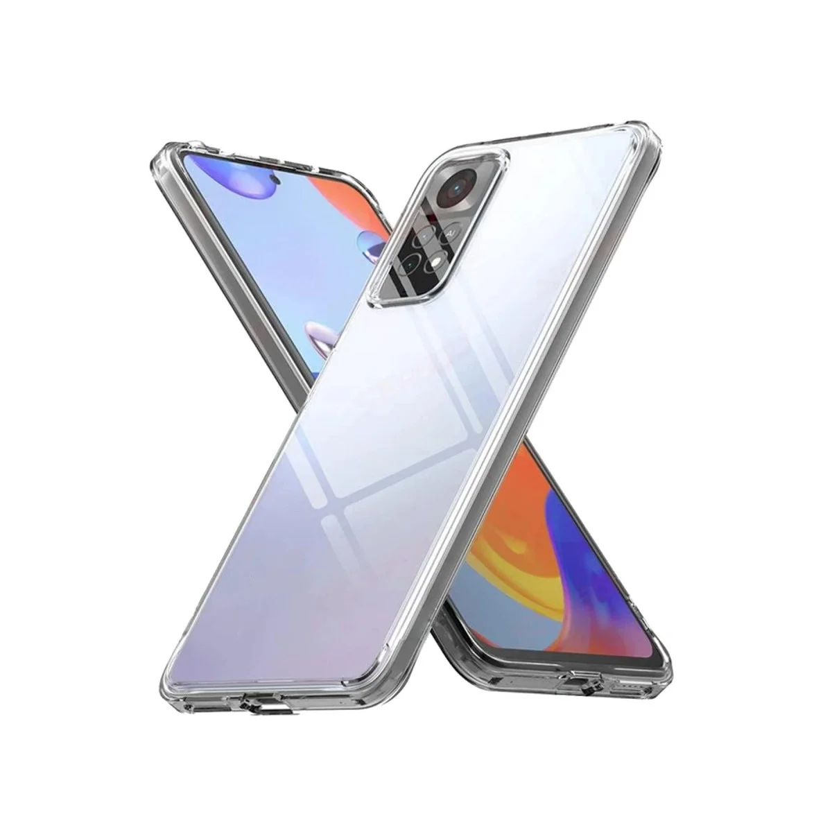 Xiaomi Redmi Note 12 Pro 4g Kılıf Lüx Şeffaf Silikon görsel 2