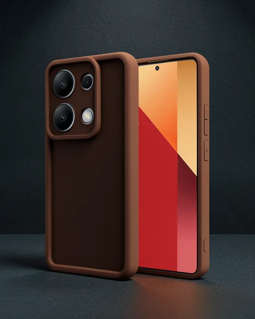 Xiaomi Redmi Note 13 Pro 4g Kılıf Viera Silikon - Kahverengi