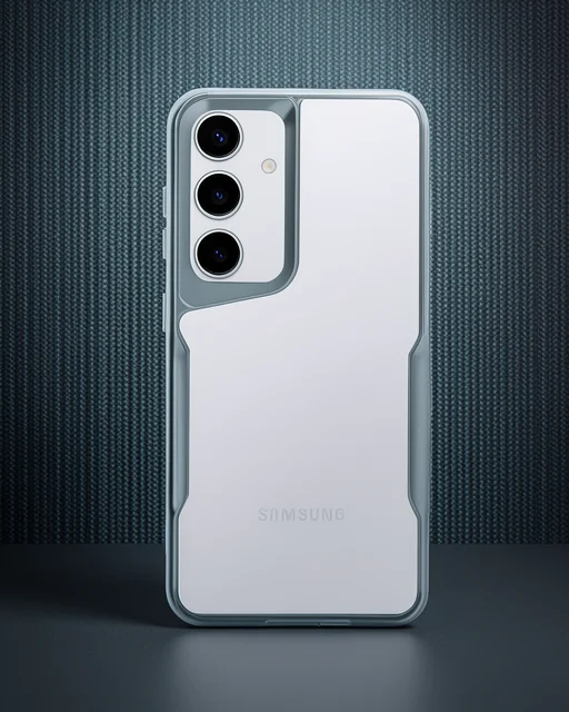 Samsung Galaxy S24 Kılıf Boyi Silikon Kapak - Gümüş
