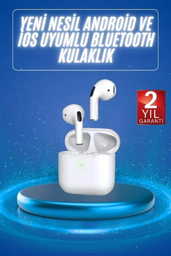 4.Nesil Bluetooth Kulaklık Yüksek Ses Kaliteli Dokunmatik Kontrol Özellikli görsel 2