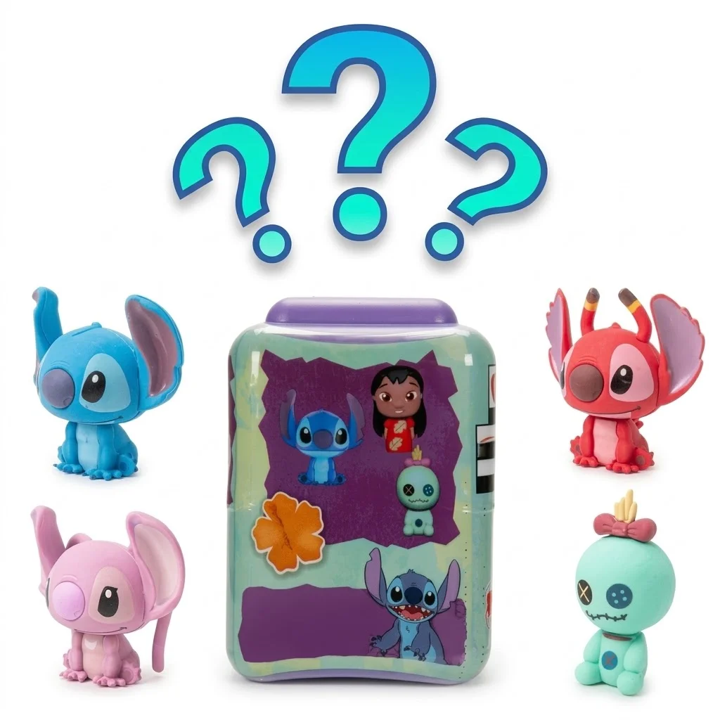 Stitch Puzzle Palz 3D Silgi Figür Sürpriz Paket