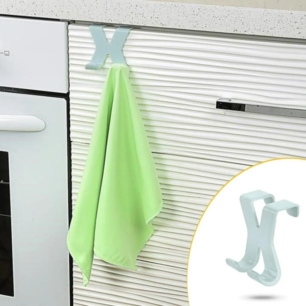 Mutfak Banyo Dolap Kapağına Takılan Meta Havlu Askılığı Aparatı(adet fiyatıdır) görsel 5