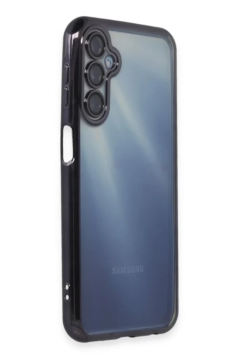 Samsung Galaxy A15 4G Kılıf Razer Lensli Silikon - Mor görsel 2