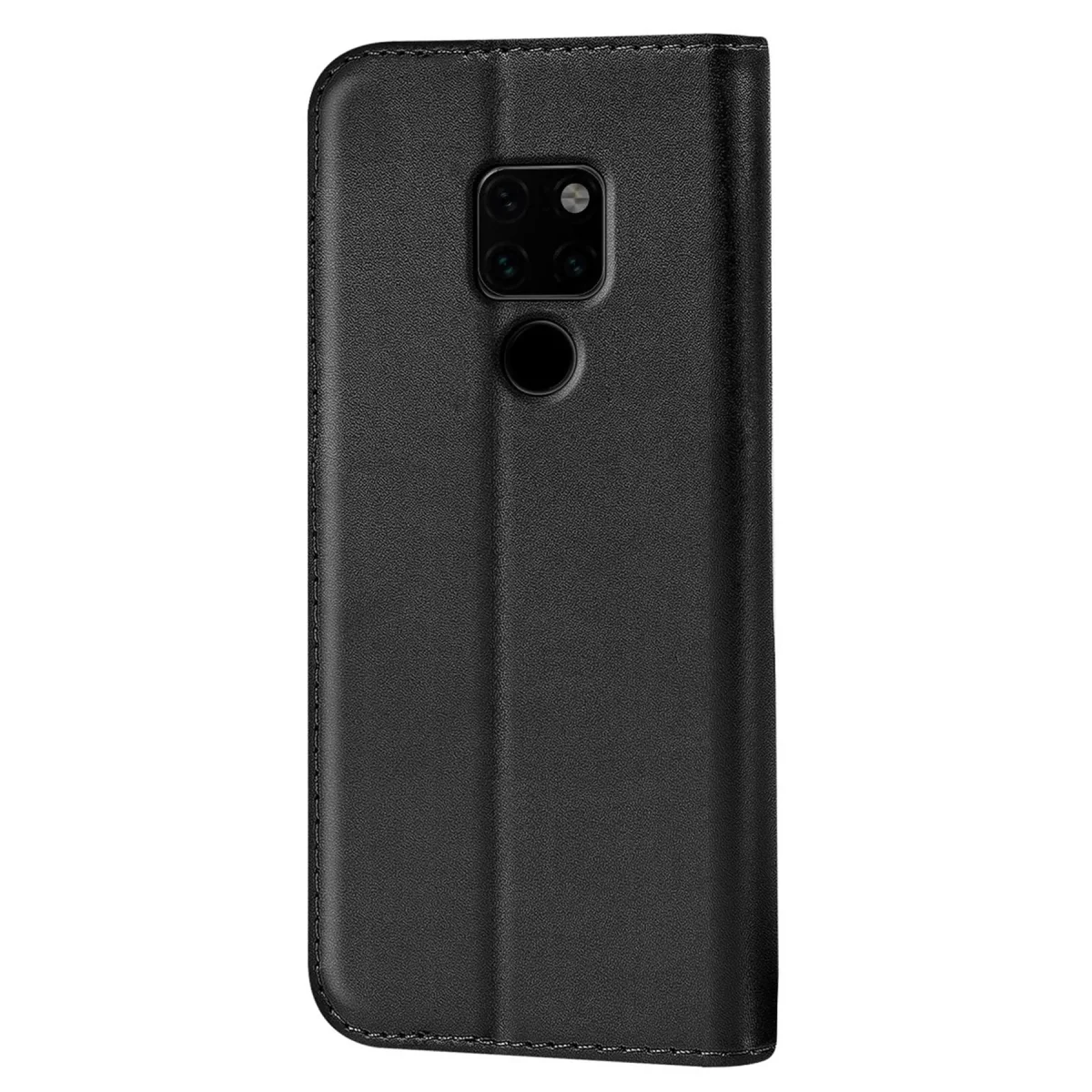 Huawei Mate 30 Lite Trend S Plus Kapaklı Telefon Kılıf - Siyah