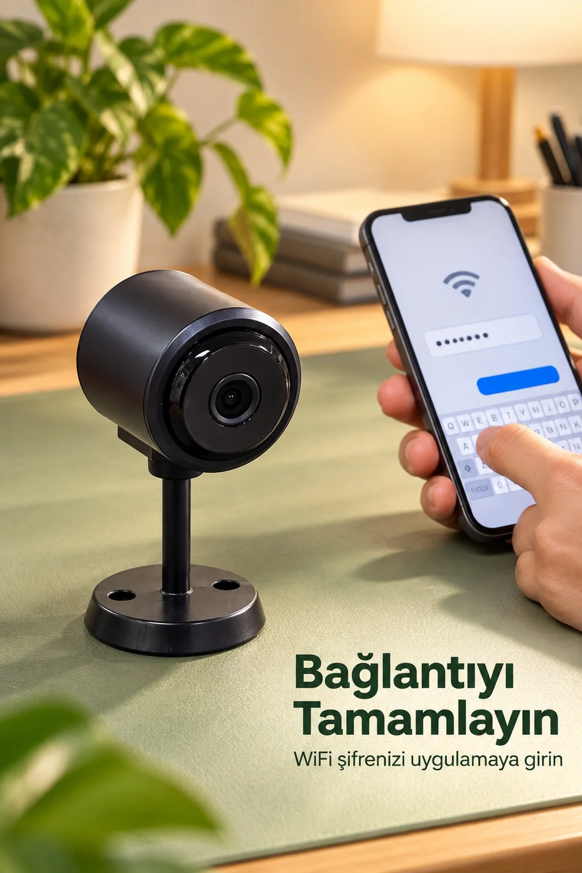 Telefon Bağlantılı WiFi Güvenlik Kamerası görsel 3