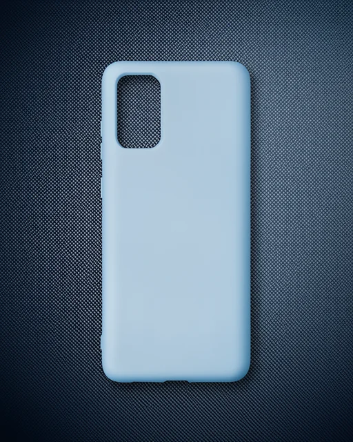Samsung Galaxy S20 Plus Kılıf Nano İçi Kadife Silikon - Sky Blue