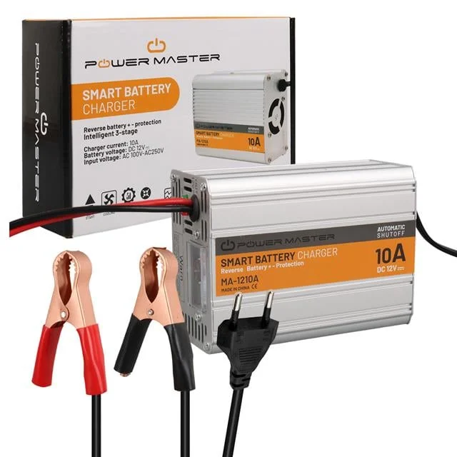 MA-1210A 12 Volt - 10 Amper Akıllı Hızlı Akü Şarj Cihazı og Amper Göstergeli görsel 3